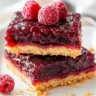 Raspberry almond butter bars