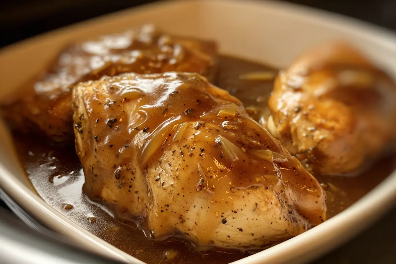 Slow Cooker 3-Ingredient Brown Sugar Italian Chicken