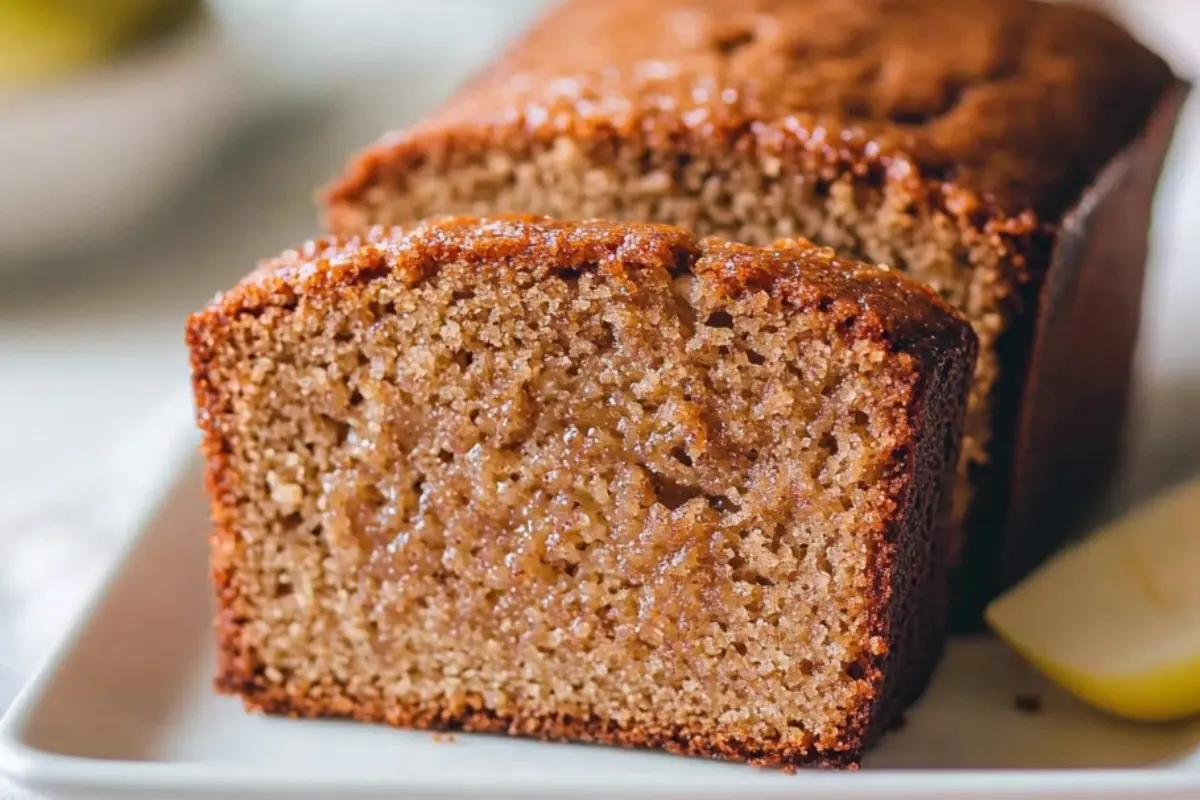 Spiced Applesauce Bread