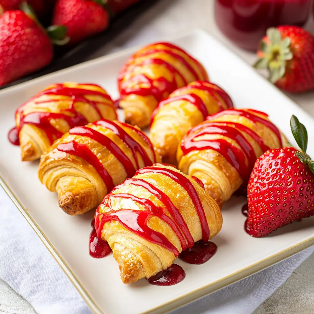 Strawberry Cream Cheese Crescent Rolls recipe
