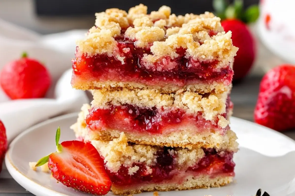 Strawberry Pie Bars