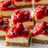 Strawberry Rhubarb Cheesecake Bars