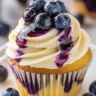 White Chocolate Blueberry Cupcakes
