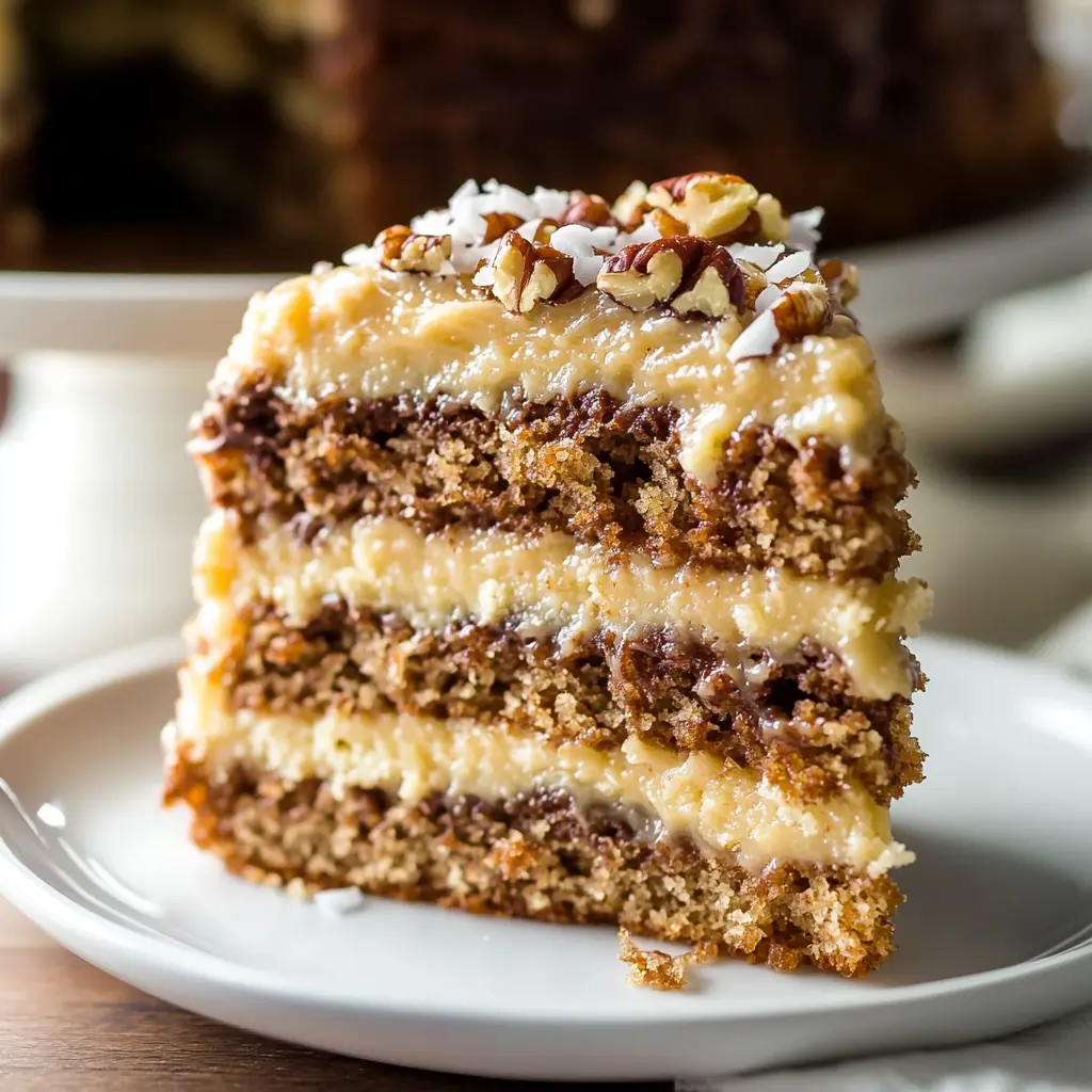 White German Chocolate Cake Recipe