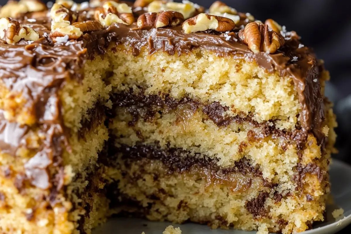 White German Chocolate Cake