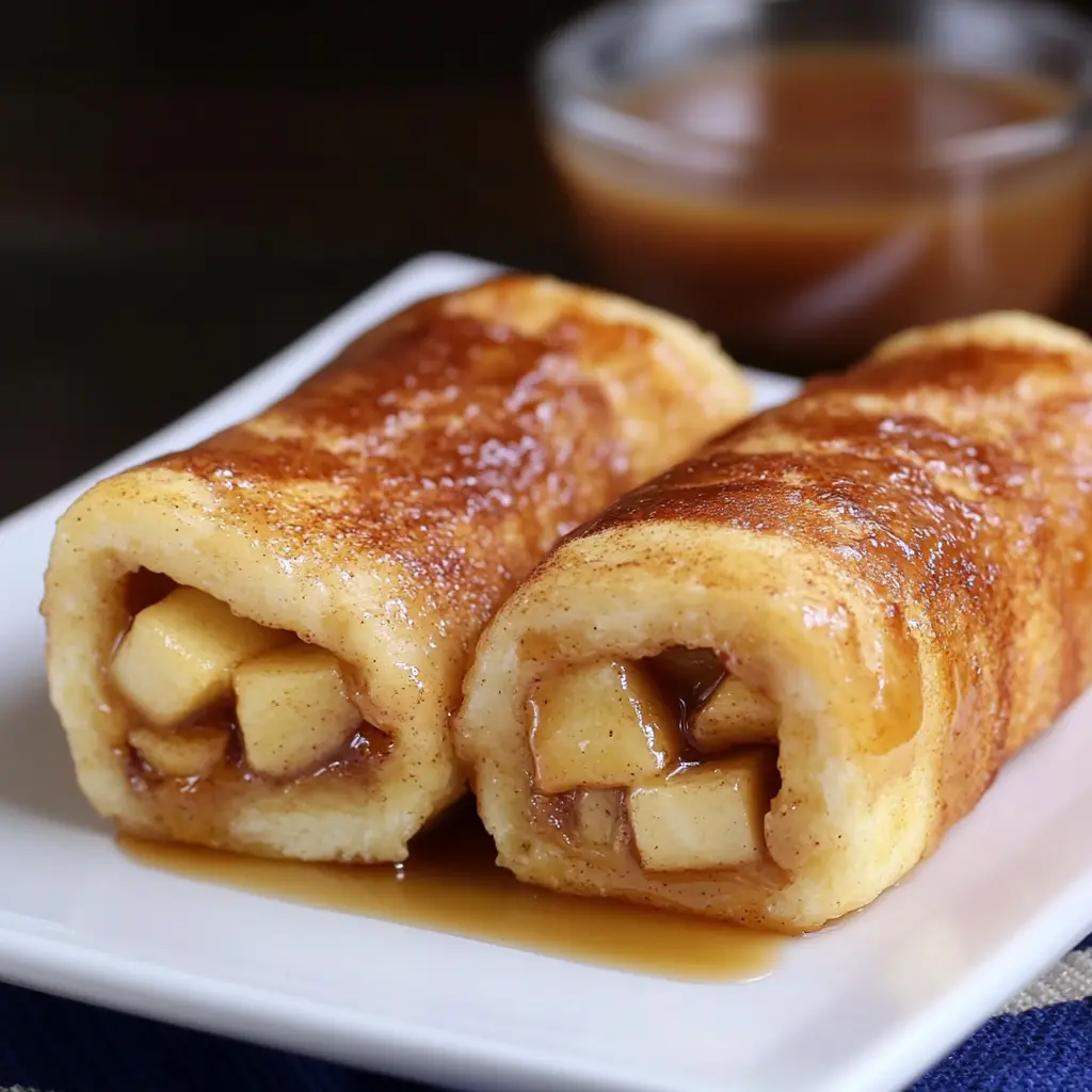 Apple Pie French Toast Roll Ups Recipe