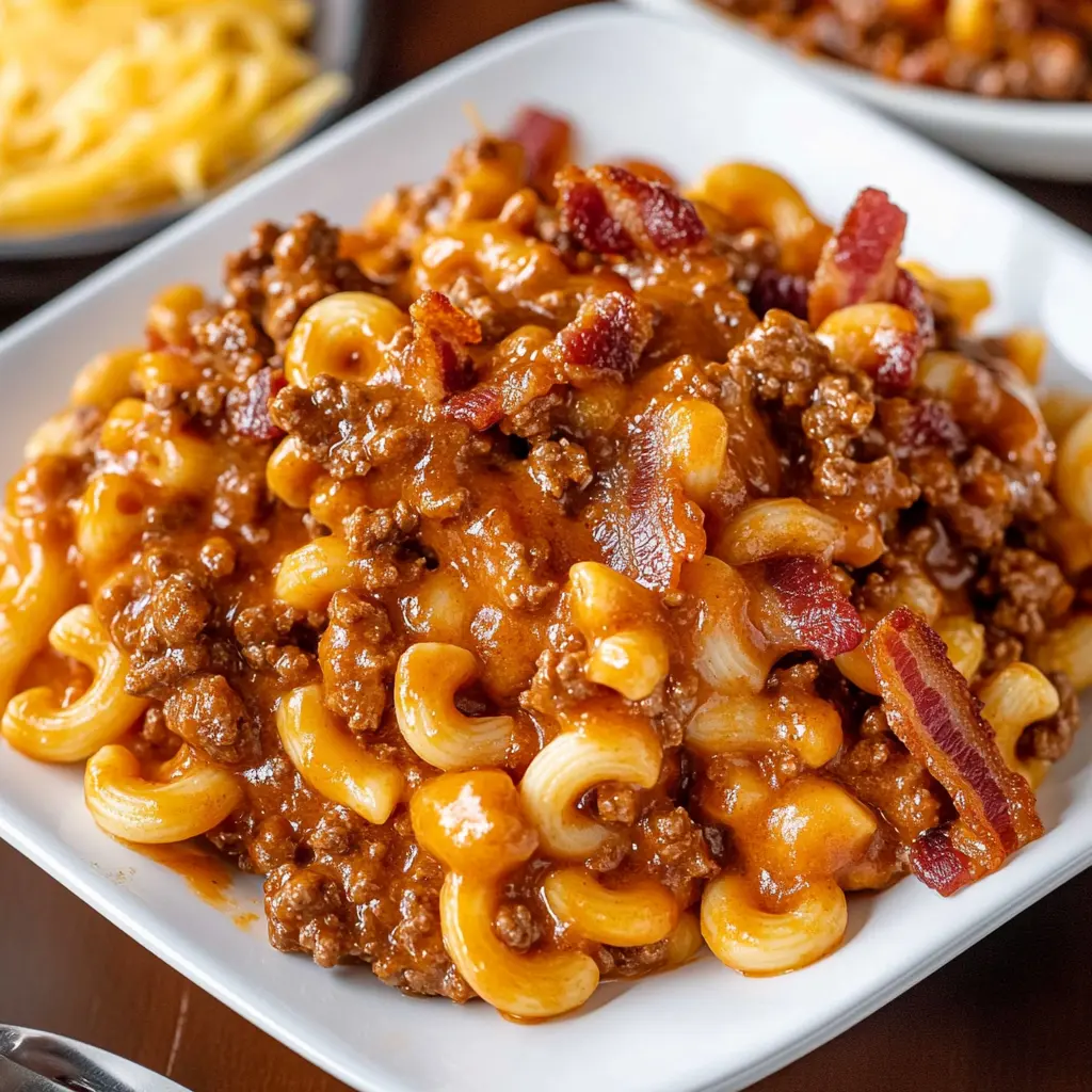 Bacon Cheeseburger Pasta