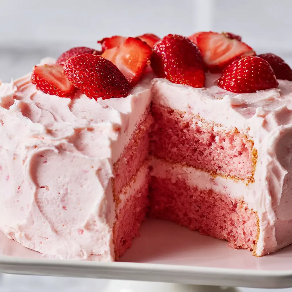 Best Strawberry Cake Recipe
