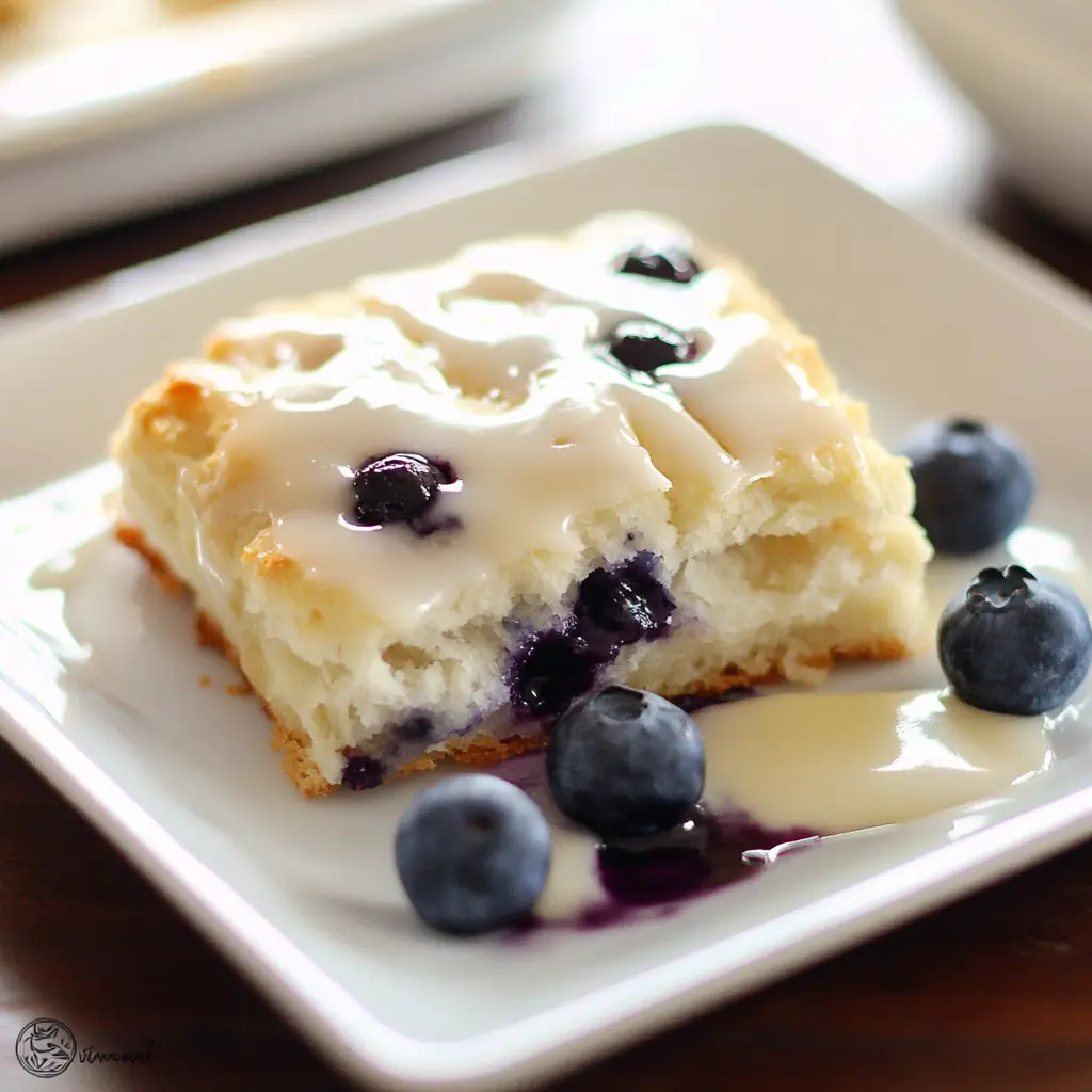 Blueberry Butter Swim Biscuits recipe