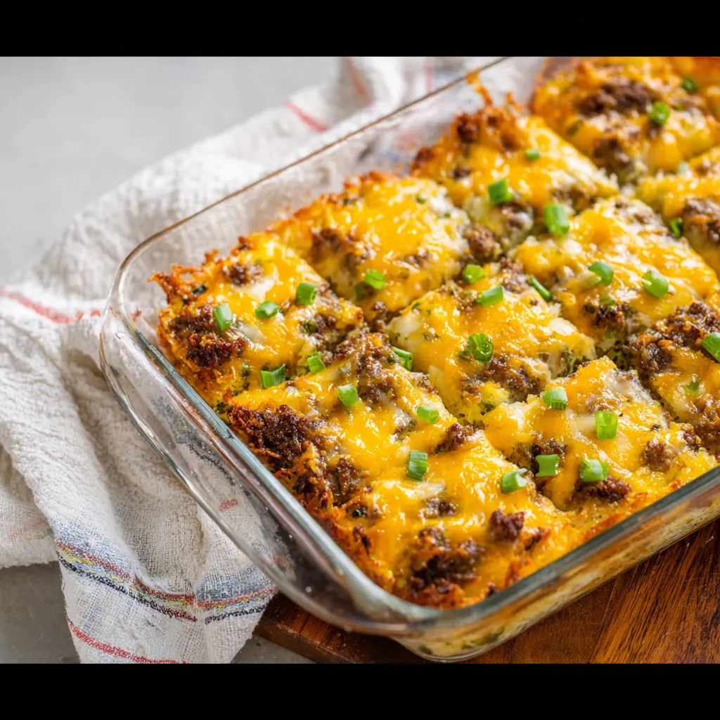 Breakfast Casserole Recipe with Hash Browns