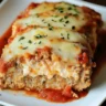 Cheesy Italian Ground Chicken Meatloaf