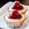 Cherry No-Bake Mini Cheesecakes