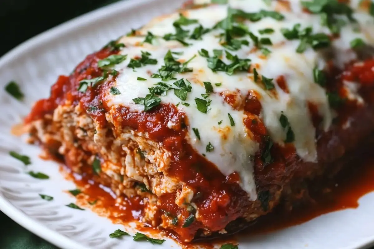 Chicken Parmesan Meatloaf
