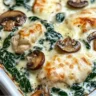 Low Carb Chicken Spinach and Mushroom