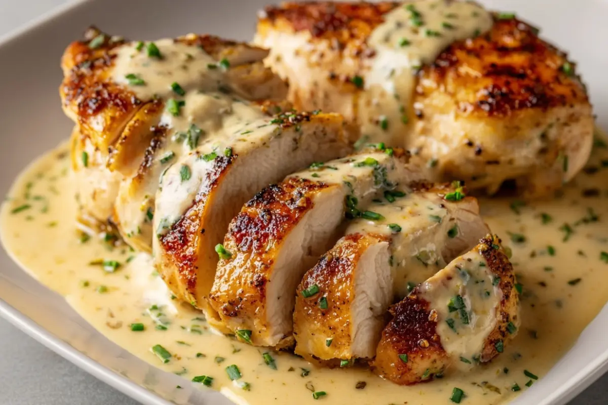 Creamy Boursin Chicken Recipe