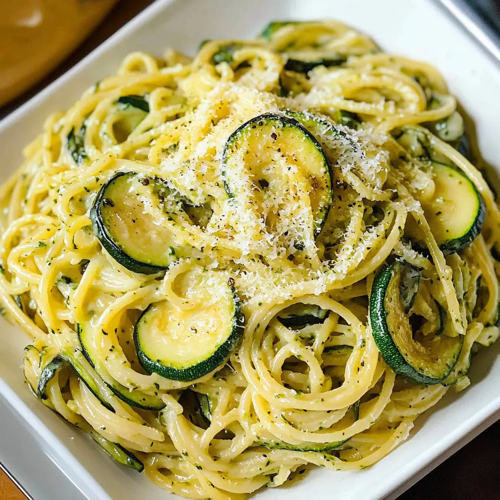 Creamy Courgette Pasta Recipe