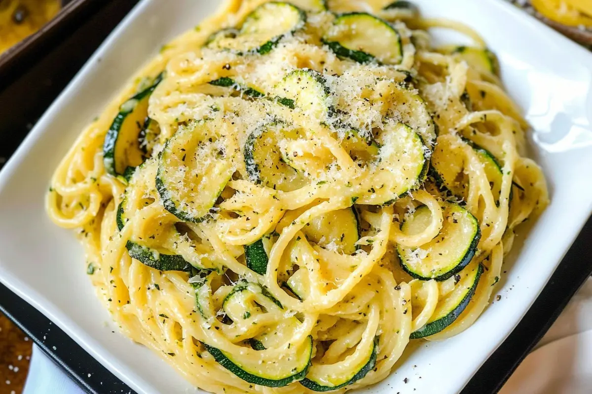 Creamy Courgette Pasta