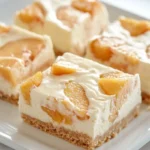 Creamy No-Bake Peach Cheesecake