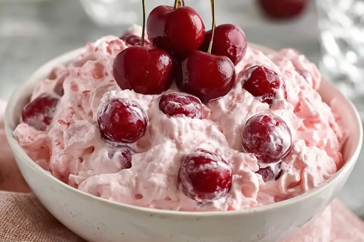 Easy Cherry Cheesecake Fluff Recipe