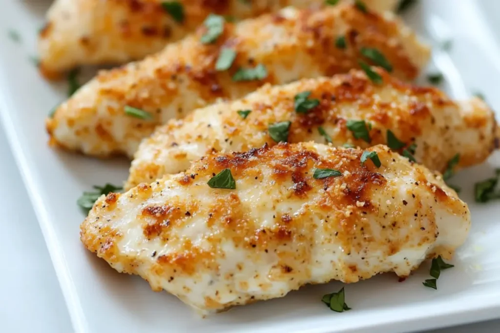 Easy Parmesan Crusted Chicken