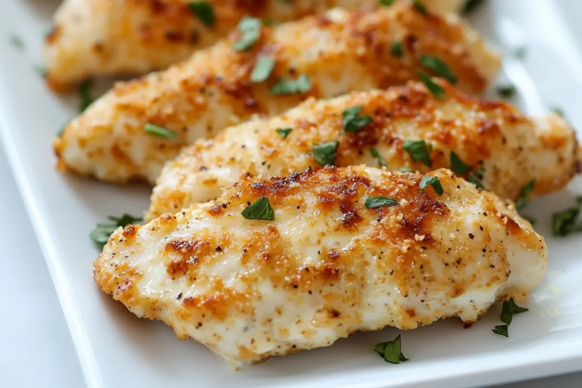 Easy Parmesan Crusted Chicken