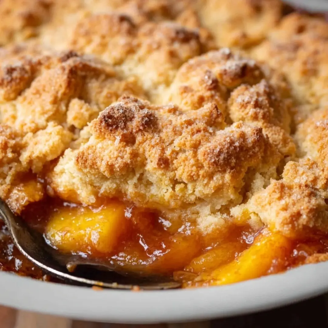 Easy Vegan Peach Cobbler Recipe