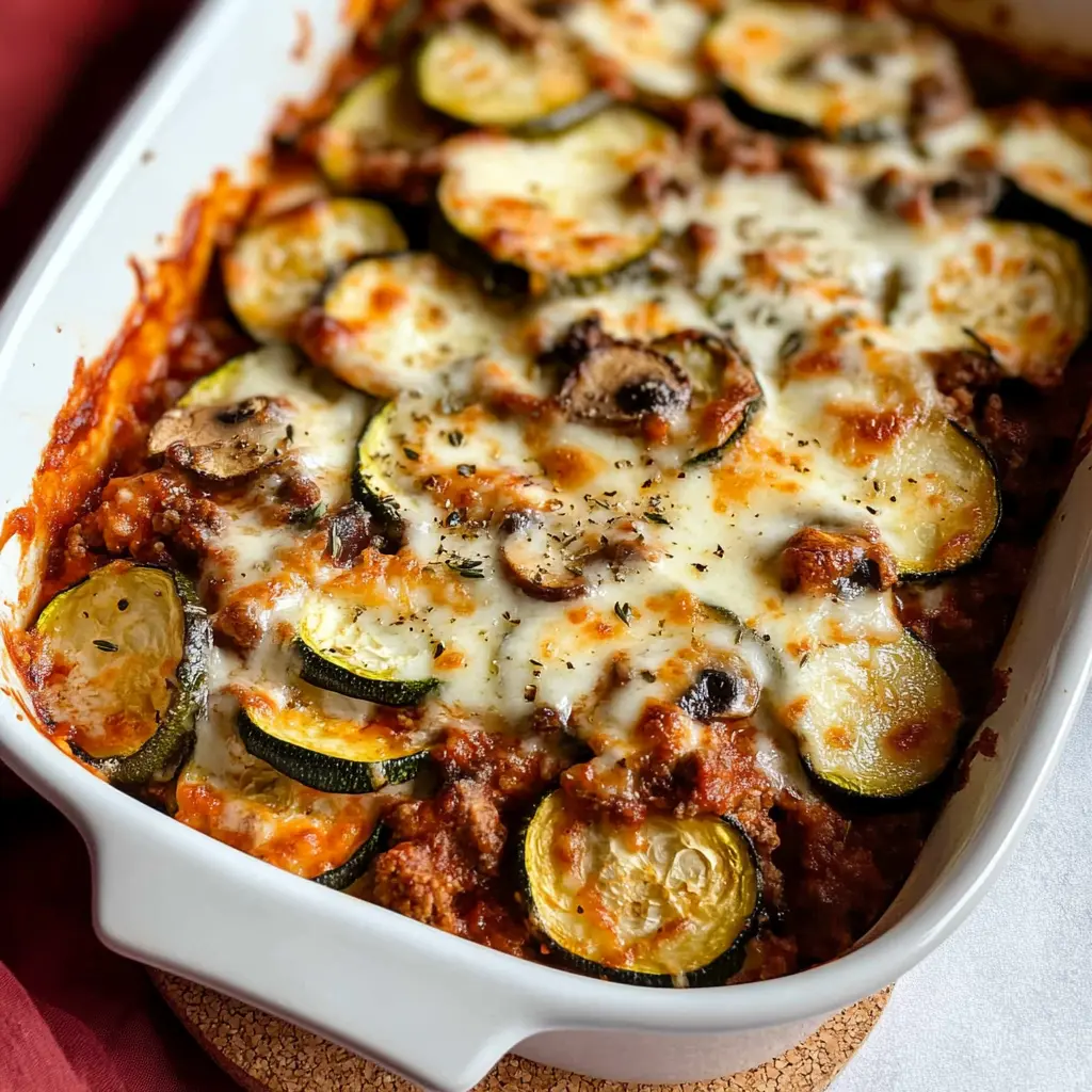Ground Beef Zucchini Bake Recipe