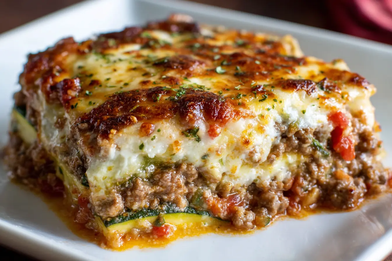 Ground Beef Zucchini Casserole Recipe