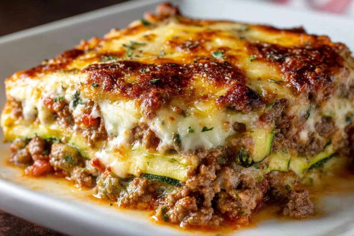 Ground Beef Zucchini Casserole