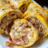 High-Protein Sausage Gravy Breakfast Roll-Ups