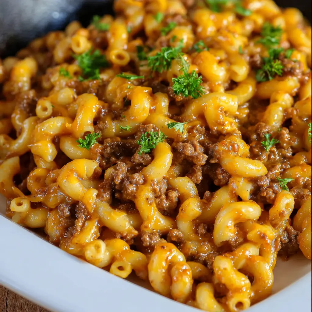 Homemade Cheeseburger Macaroni Recipe