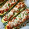 Italian Stuffed Zucchini Boats