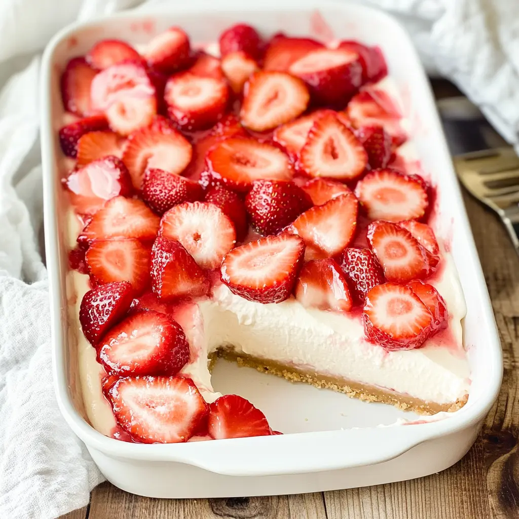 Keto No-Bake Strawberry Cheesecake Recipe