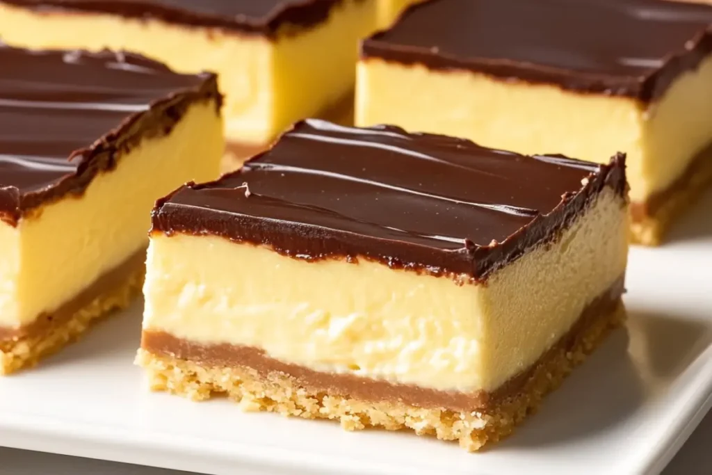 No-Bake Boston Cream Dessert Bars