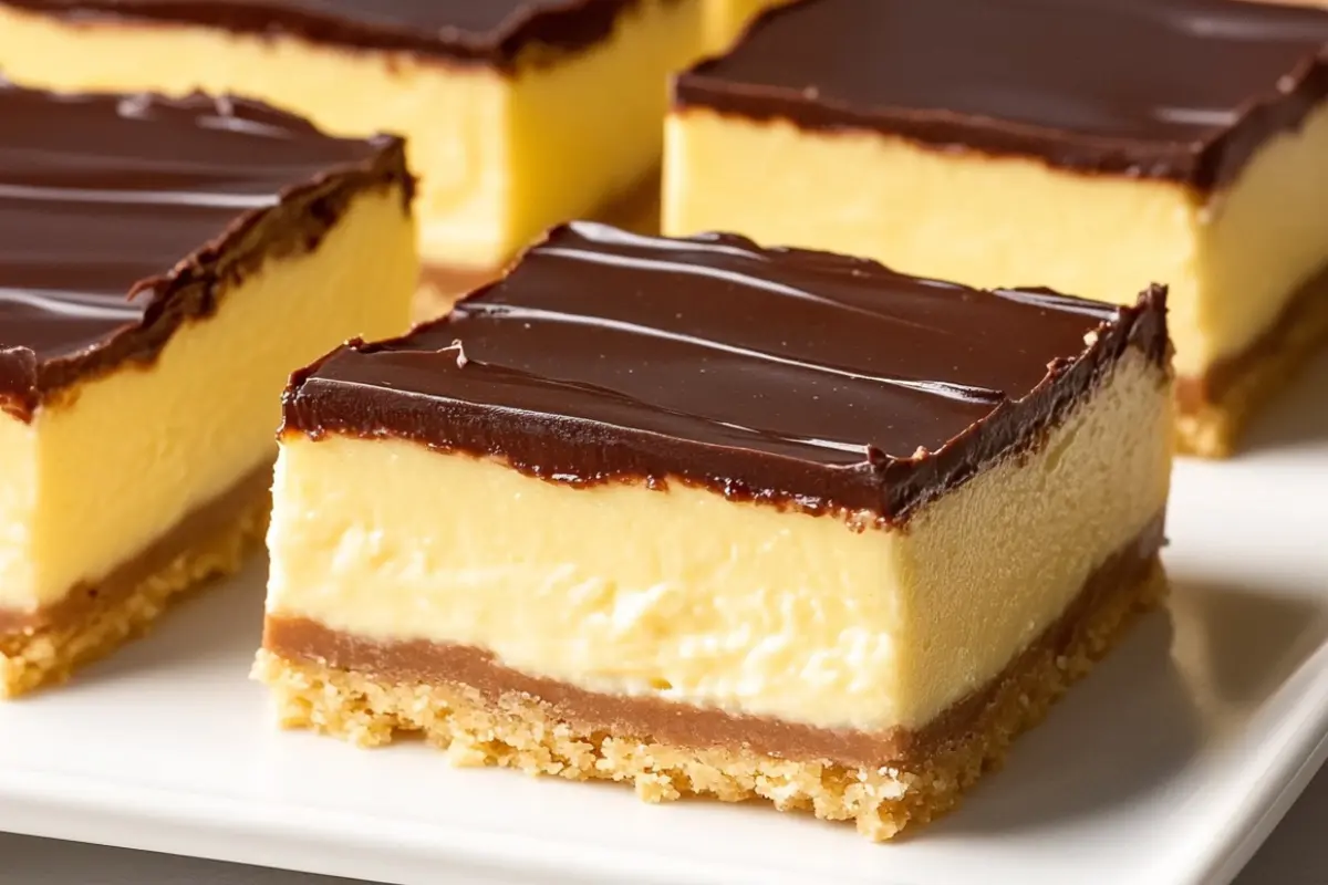 No-Bake Boston Cream Dessert Bars
