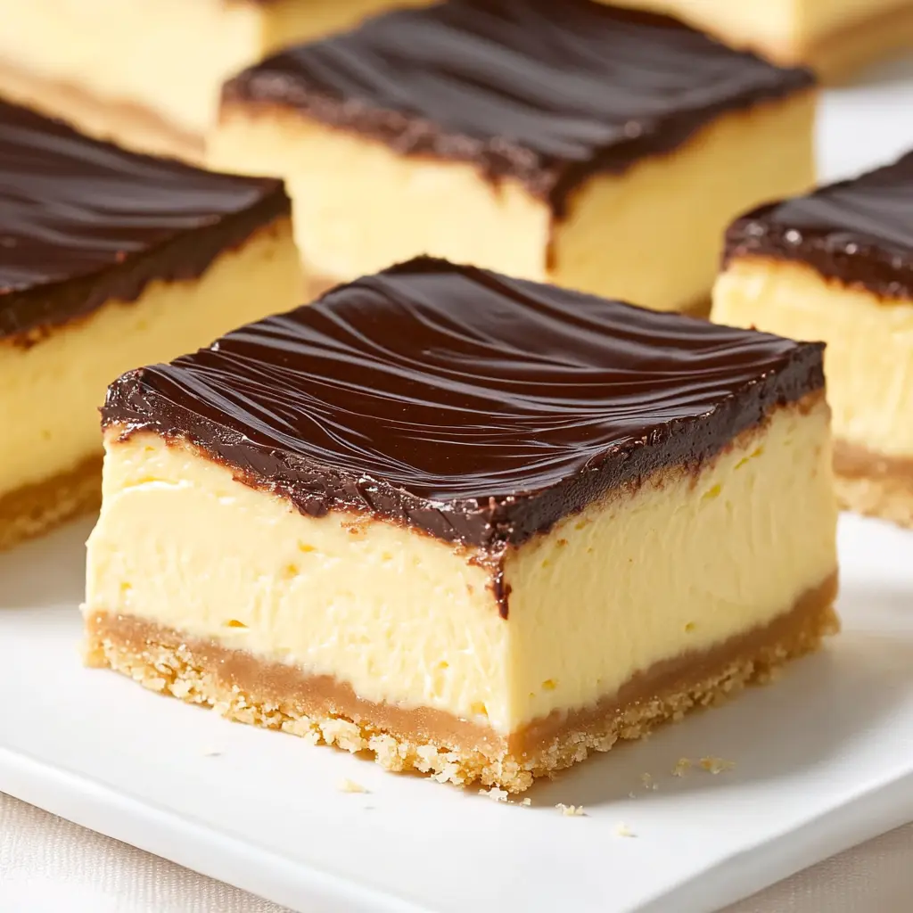 No-Bake Boston Cream Pie Bars
