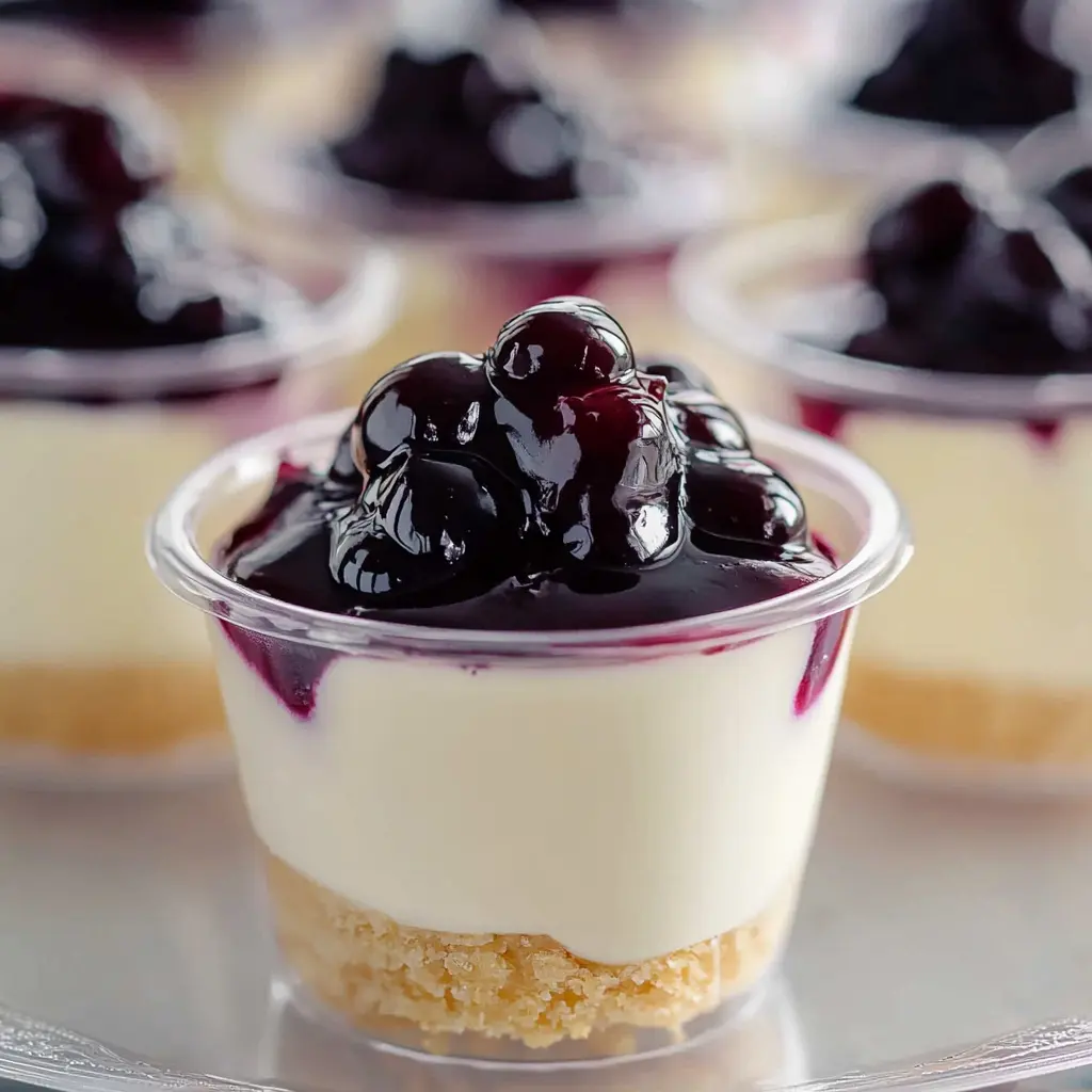 No Bake Mini Cheesecake Cups Recipe