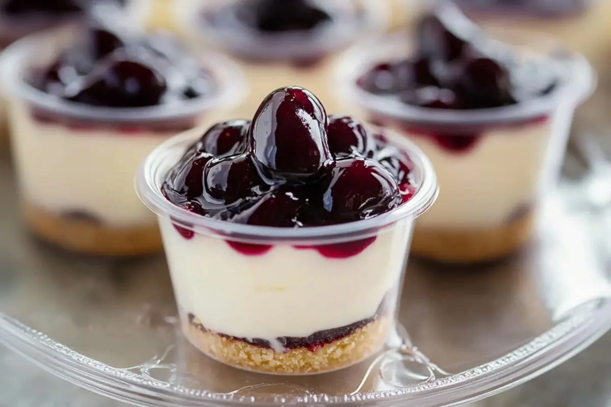 No Bake Mini Cheesecake Cups