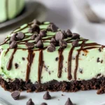 No Bake Mint Chocolate Cheesecake