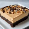 No-Bake Peanut Butter Ganache Mud Pie