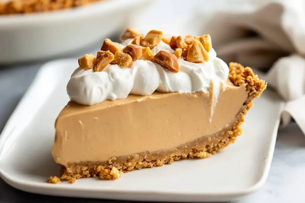 No Bake Peanut Butter Pie