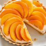 No Bake Vegan Peach Cream Pie