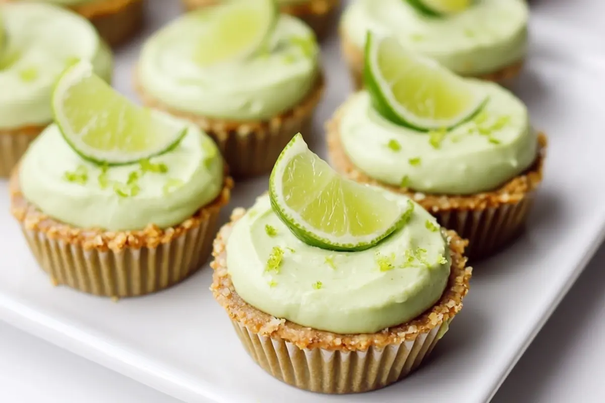 No-bake key lime pies