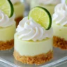 No‑Bake Mini Key Lime Pie Cheesecakes