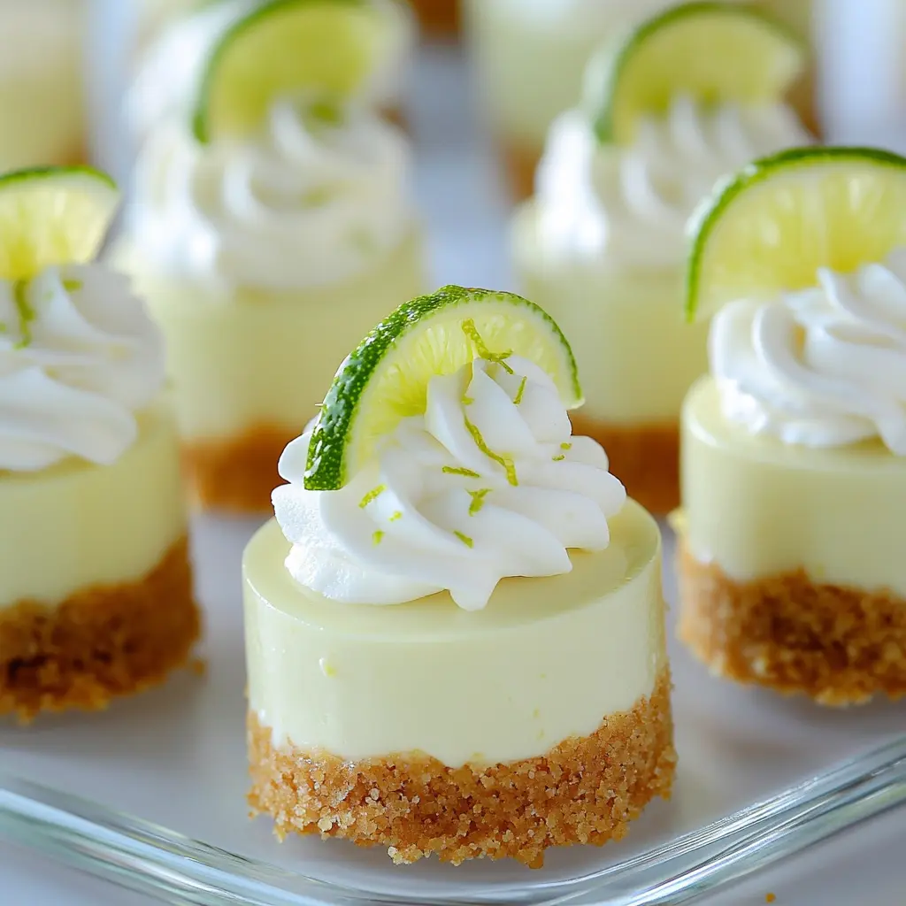 No‑Bake Mini Key Lime Pie Cheesecakes Recipe