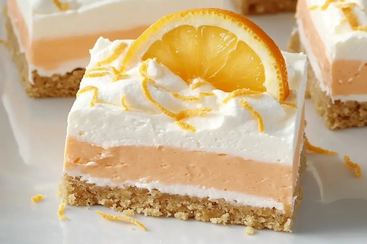 Orange Creamsicle Dream Bars