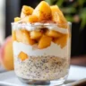 Peaches and Cream Protein Overnight Oats