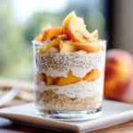 Peaches and Cream Protein Overnight Oats Recipe