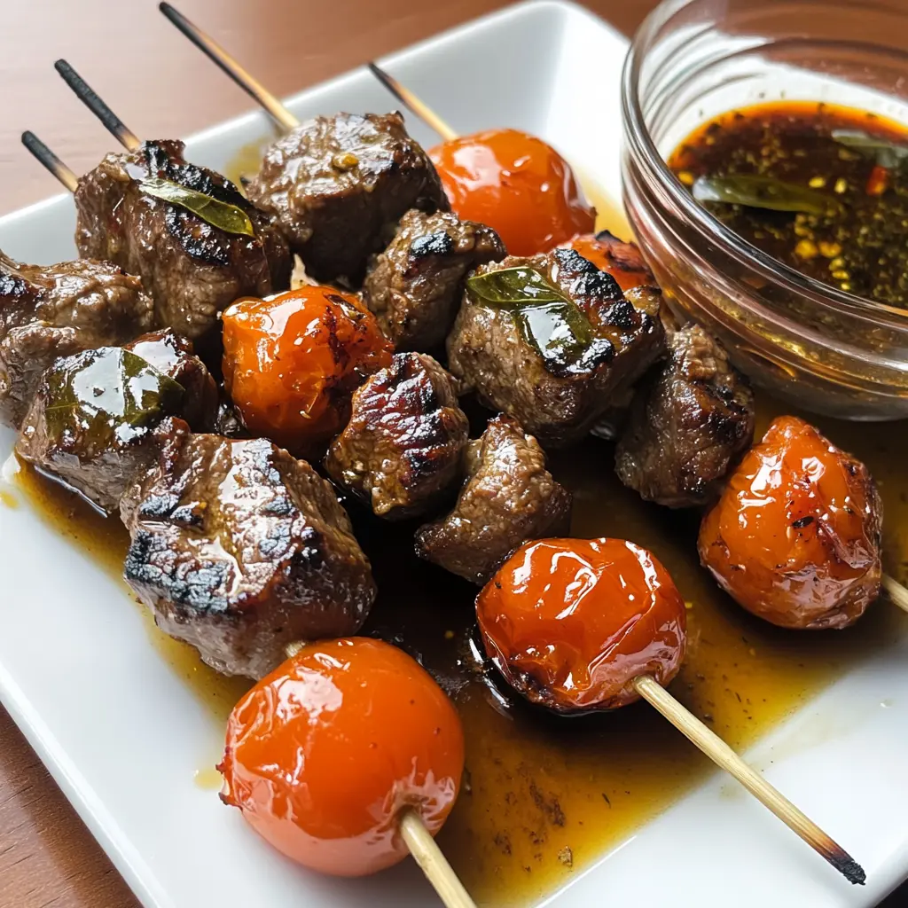 Portuguese‑Style Beef Skewers