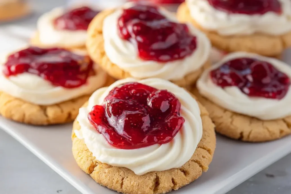 Raspberry Cheesecake Cookies